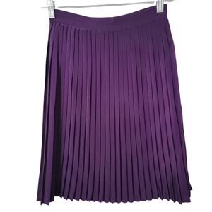 American Apparel Purple Pleated Skirt